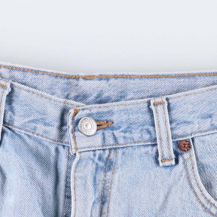 Levi's 550 Relaxed Fit Tapered Denim Pants, Men's, Size 35 cotton Blue type light blue Vintage Second Hand