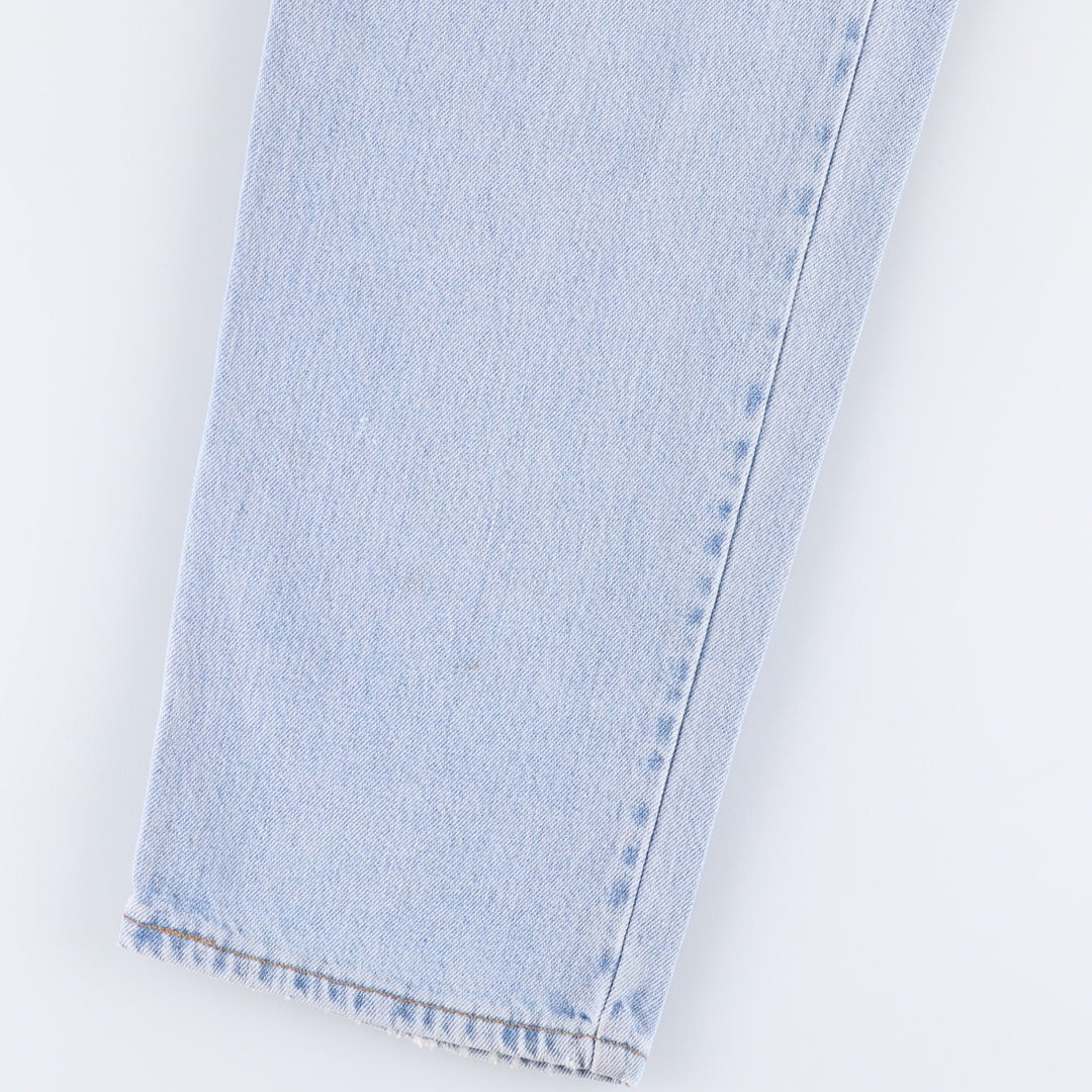 Levi's 550 Relaxed Fit Tapered Denim Pants, Men's, Size 35 cotton Blue type light blue Vintage Second Hand