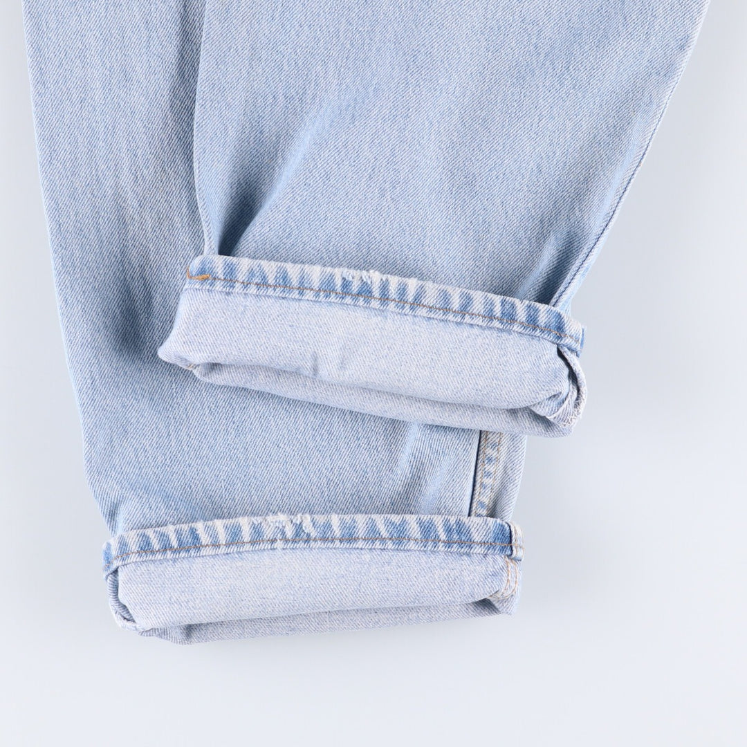 Levi's 550 Relaxed Fit Tapered Denim Pants, Men's, Size 35 cotton Blue type light blue Vintage Second Hand