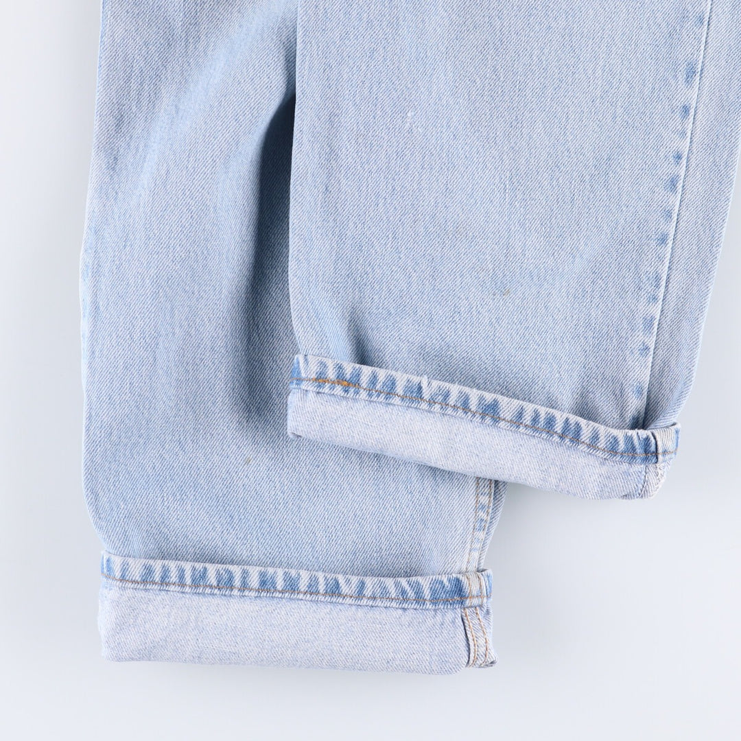 Levi's 550 Relaxed Fit Tapered Denim Pants, Men's, Size 35 cotton Blue type light blue Vintage Second Hand