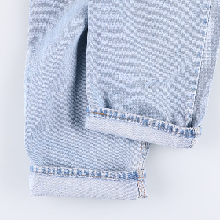 Levi's 550 Relaxed Fit Tapered Denim Pants, Men's, Size 35 cotton Blue type light blue Vintage Second Hand