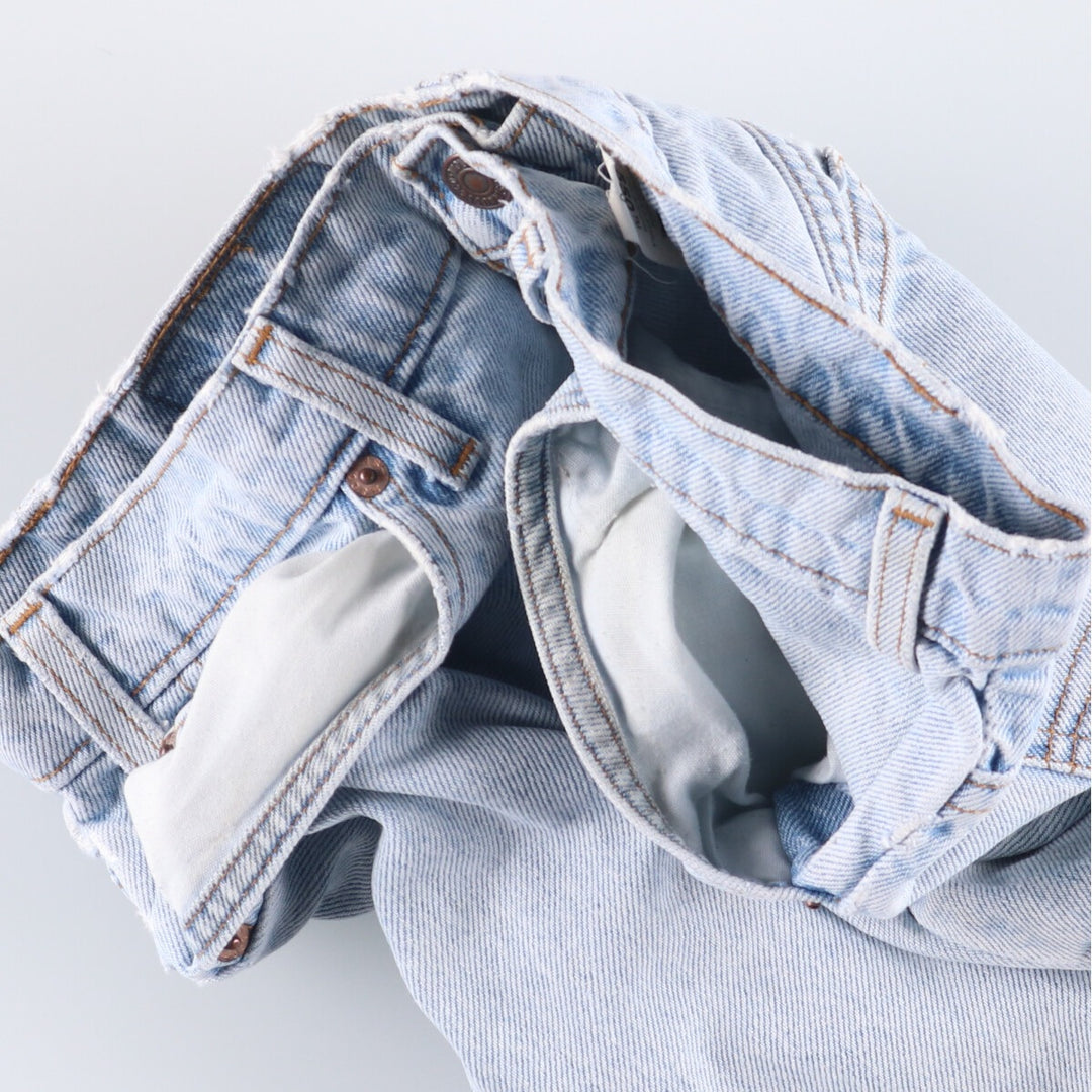 90'S Levi's 40550-0234 Relaxed Fit Tapered Leg Denim Pants with Orange Tab, Men's Size 32 cotton Blue type light blue Vintage Second Hand