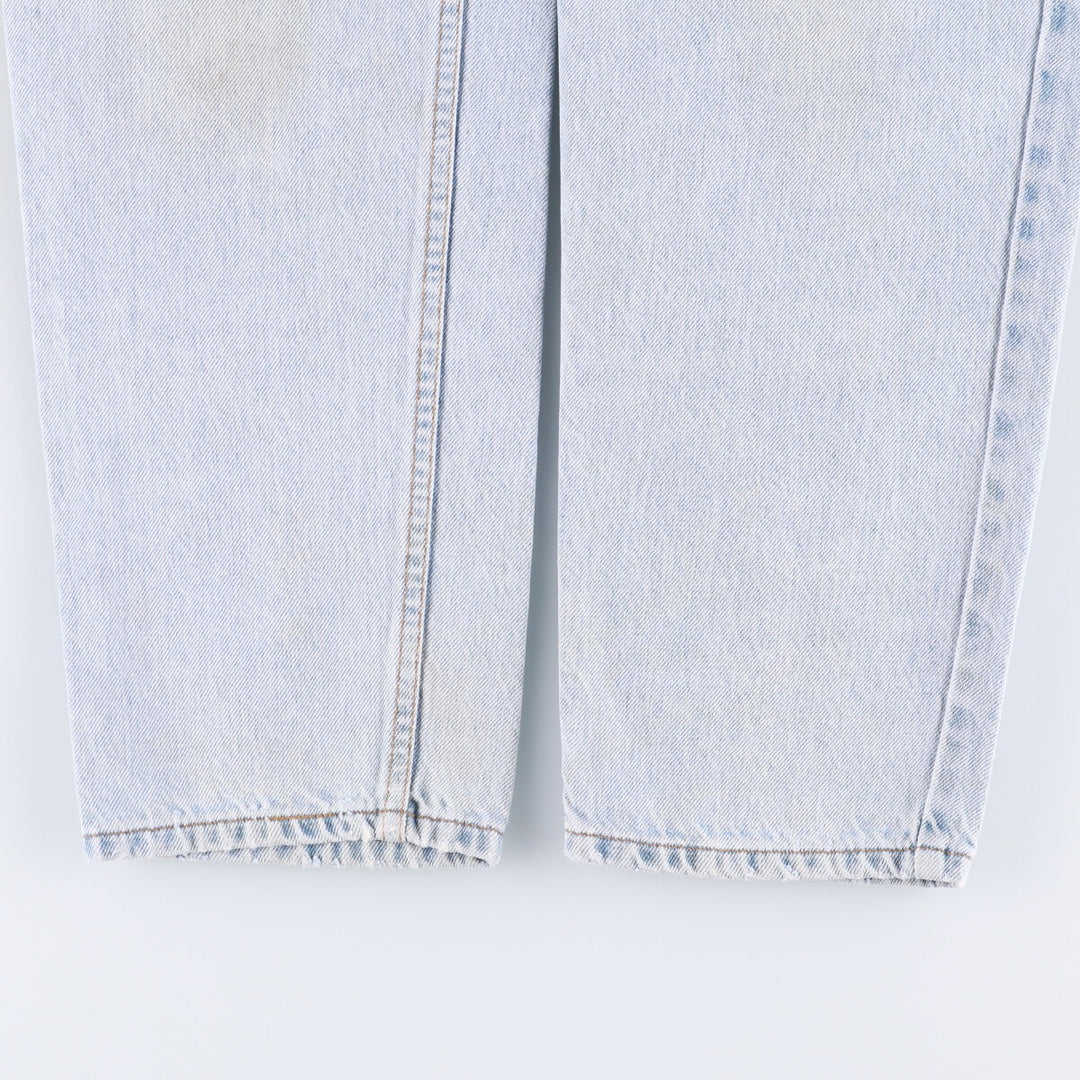 90'S Levi's 40550-0234 Relaxed Fit Tapered Leg Denim Pants with Orange Tab, Men's Size 32 cotton Blue type light blue Vintage Second Hand