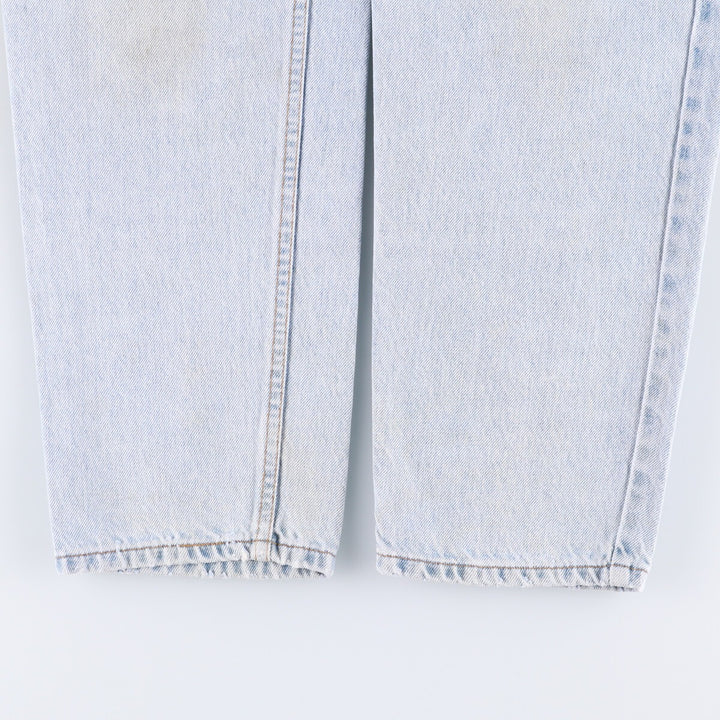 90'S Levi's 40550-0234 Relaxed Fit Tapered Leg Denim Pants with Orange Tab, Men's Size 32 cotton Blue type light blue Vintage Second Hand