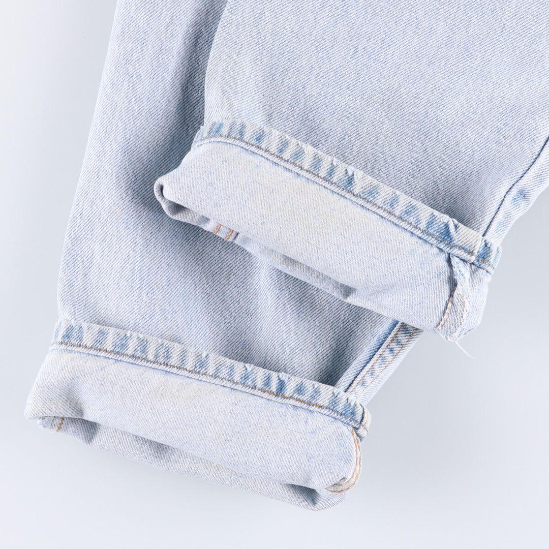 90'S Levi's 40550-0234 Relaxed Fit Tapered Leg Denim Pants with Orange Tab, Men's Size 32 cotton Blue type light blue Vintage Second Hand