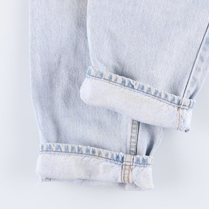 90'S Levi's 40550-0234 Relaxed Fit Tapered Leg Denim Pants with Orange Tab, Men's Size 32 cotton Blue type light blue Vintage Second Hand