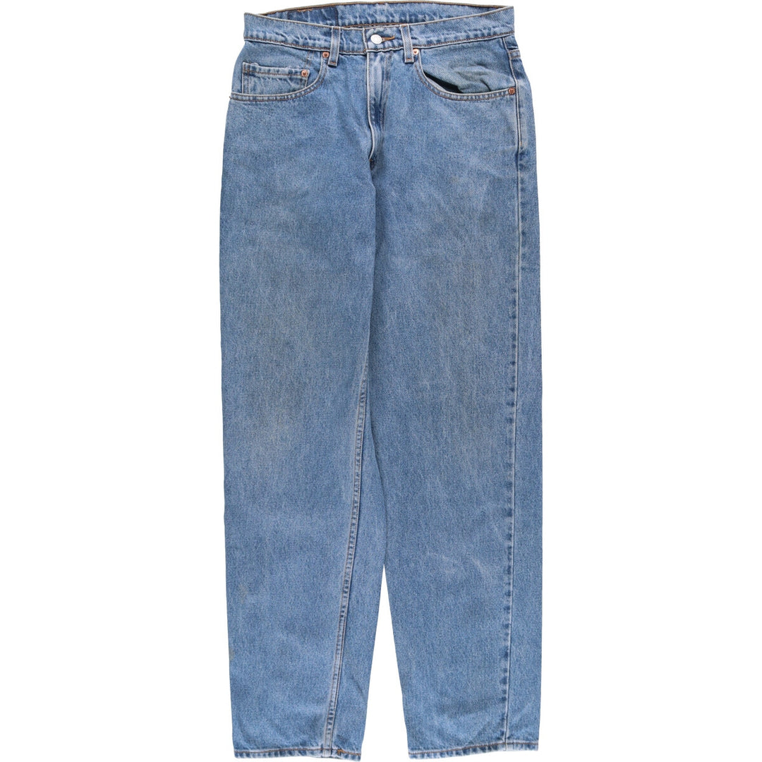 90'S Levi's 550-4891 Relaxed Fit Tapered Denim Pants, Men's, Size 32 (Vintage) cotton blue type Vintage Second Hand