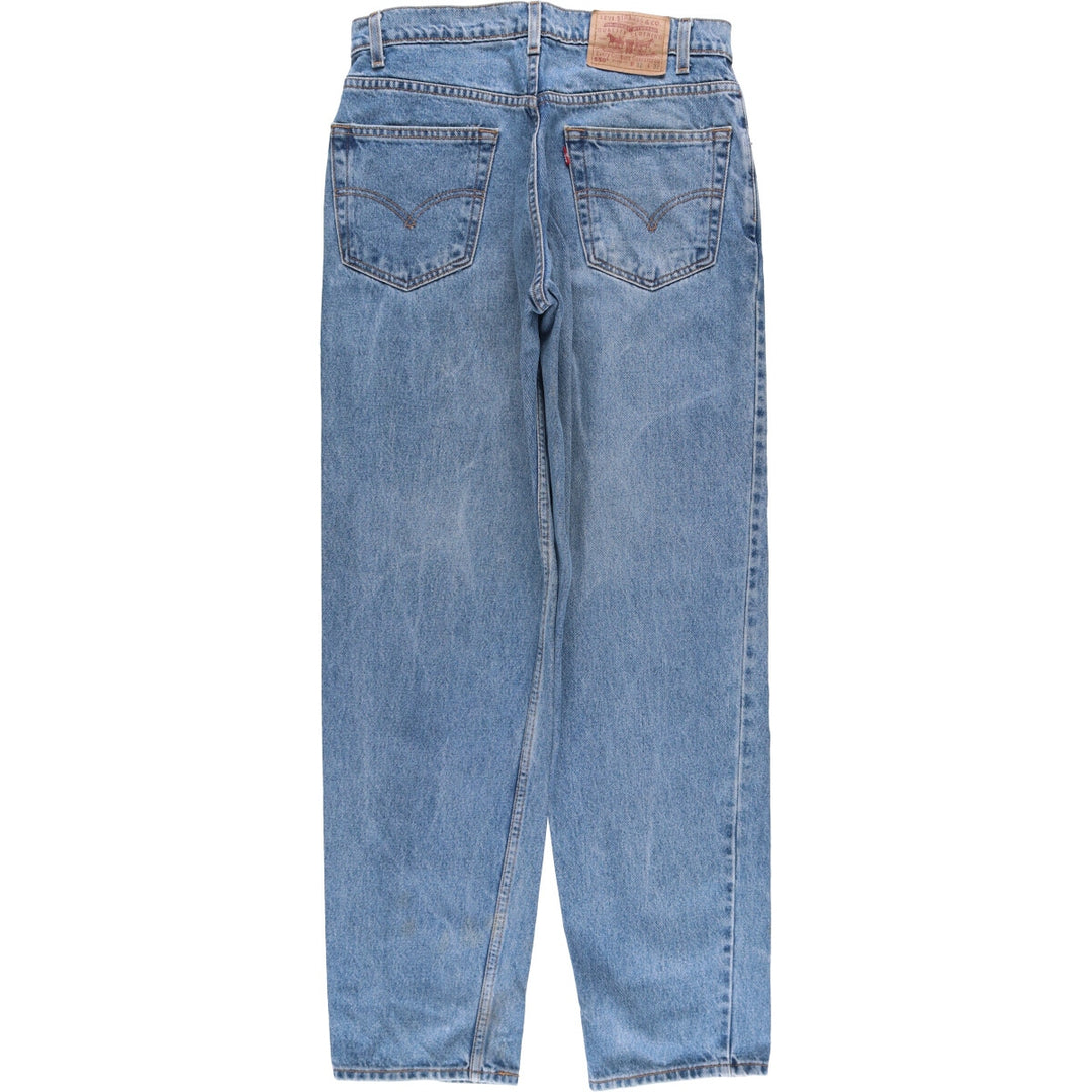 90'S Levi's 550-4891 Relaxed Fit Tapered Denim Pants, Men's, Size 32 (Vintage) cotton blue type Vintage Second Hand