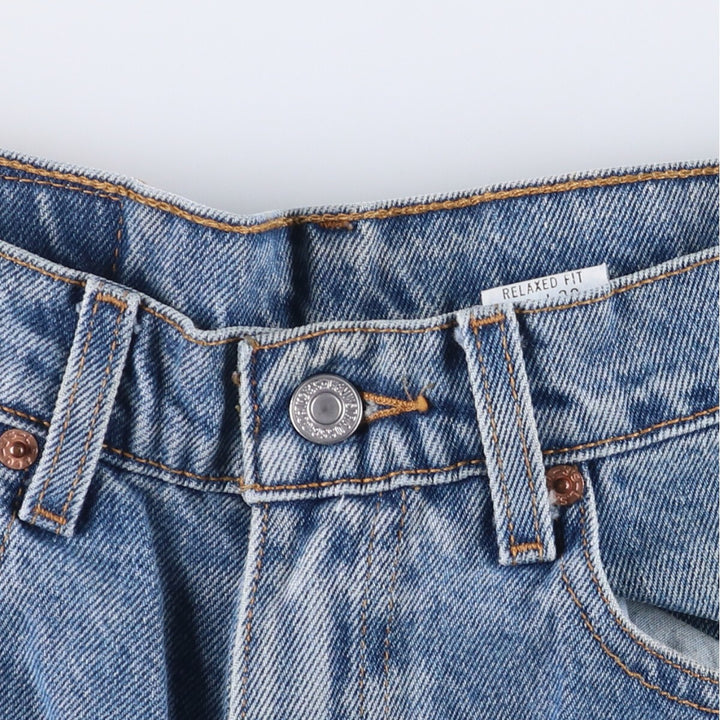 90'S Levi's 550-4891 Relaxed Fit Tapered Denim Pants, Men's, Size 32 (Vintage) cotton blue type Vintage Second Hand