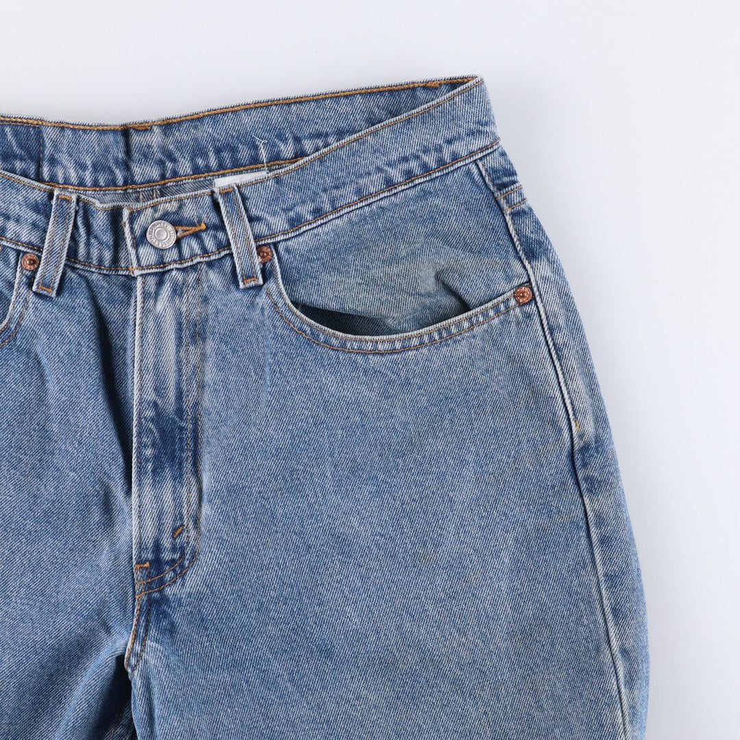 90'S Levi's 550-4891 Relaxed Fit Tapered Denim Pants, Men's, Size 32 (Vintage) cotton blue type Vintage Second Hand