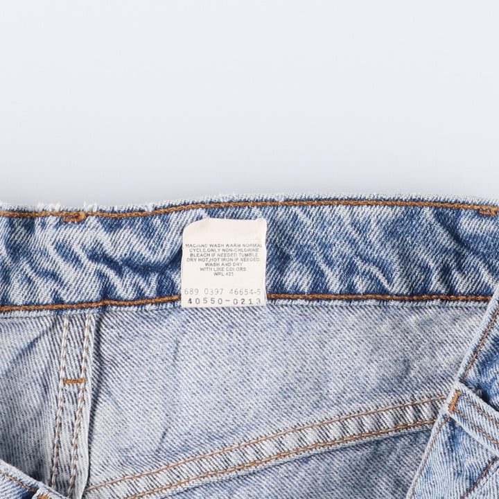 90'S Levi's 40550-0213 Relaxed Fit Tapered Denim Pants with Orange Tab, Men's Size 34 (Vintage) cotton blue type Vintage Second Hand