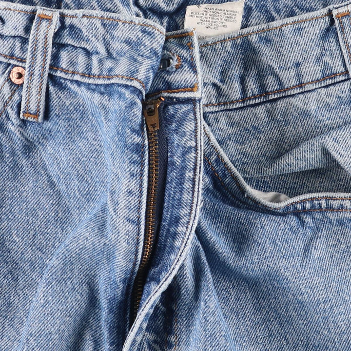 90'S Levi's 40550-0213 Relaxed Fit Tapered Denim Pants with Orange Tab, Men's Size 34 (Vintage) cotton blue type Vintage Second Hand