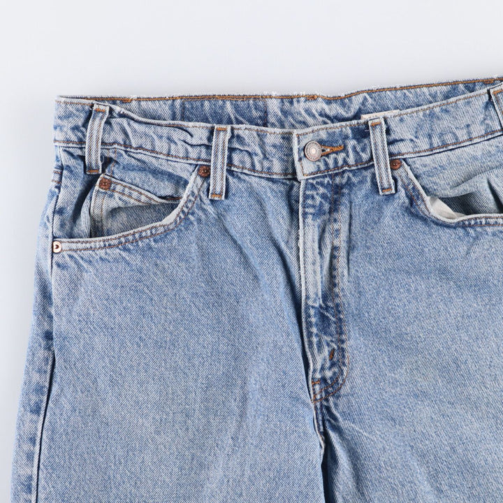 90'S Levi's 40550-0213 Relaxed Fit Tapered Denim Pants with Orange Tab, Men's Size 34 (Vintage) cotton blue type Vintage Second Hand