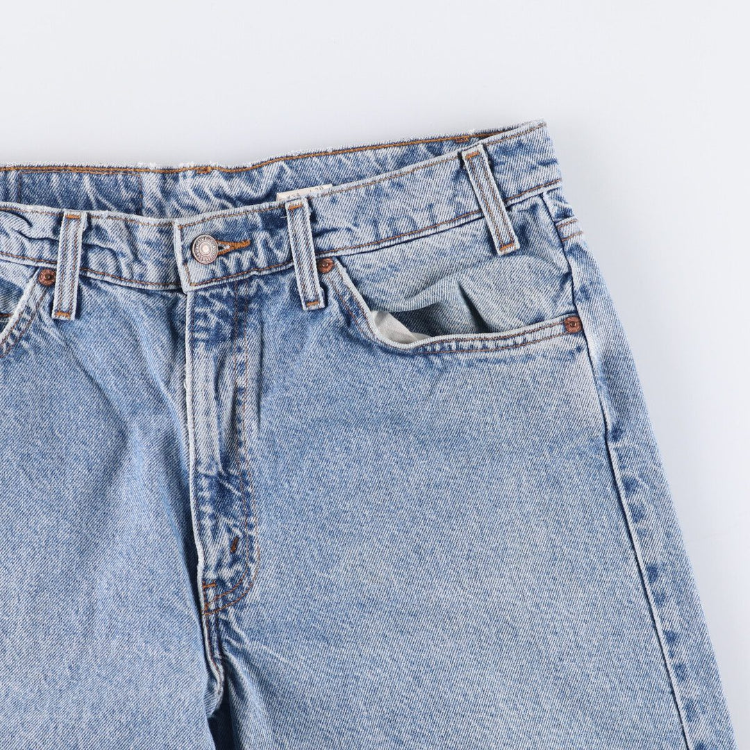 90'S Levi's 40550-0213 Relaxed Fit Tapered Denim Pants with Orange Tab, Men's Size 34 (Vintage) cotton blue type Vintage Second Hand