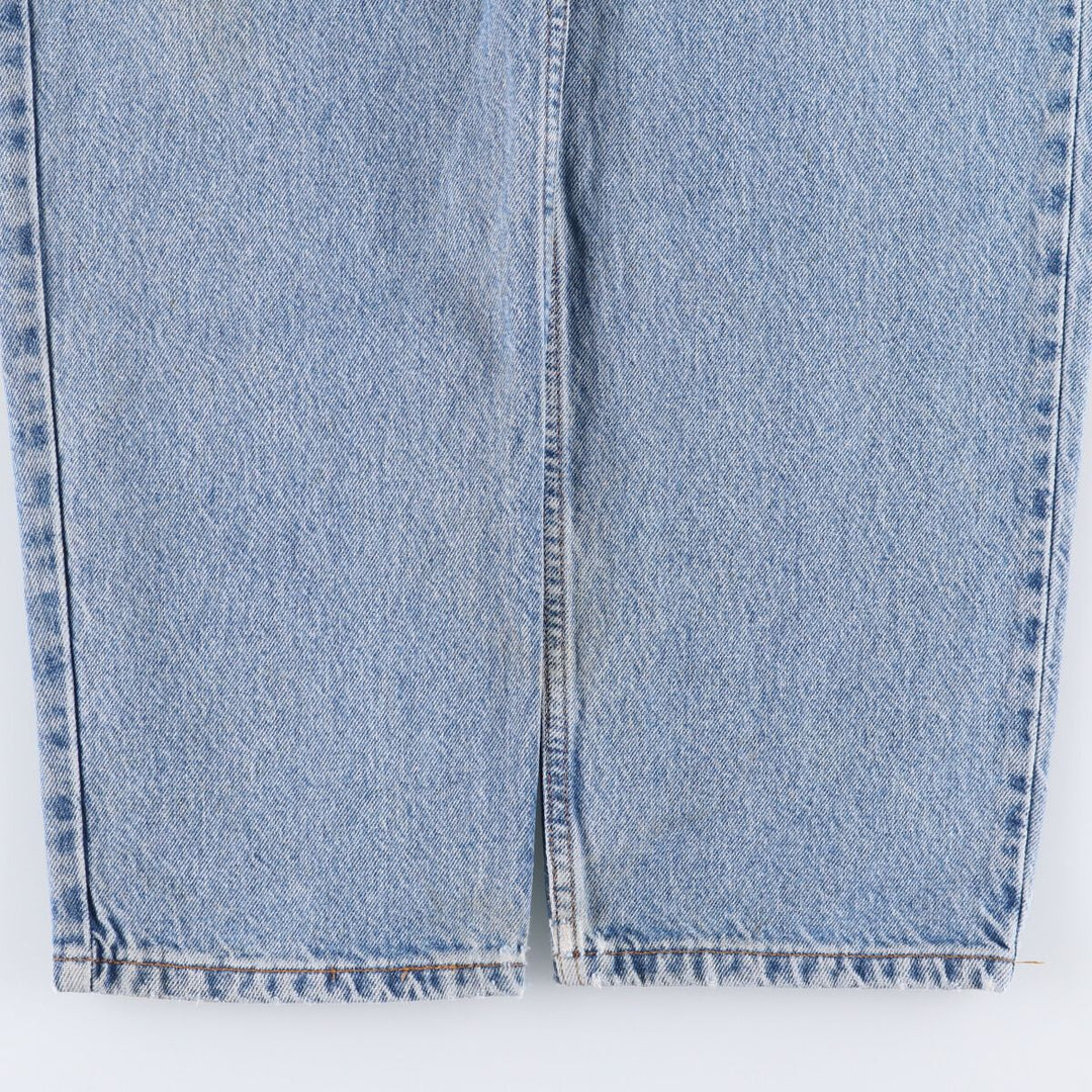 90'S Levi's 40550-0213 Relaxed Fit Tapered Denim Pants with Orange Tab, Men's Size 34 (Vintage) cotton blue type Vintage Second Hand