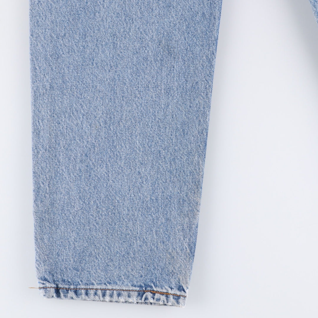 90'S Levi's 40550-0213 Relaxed Fit Tapered Denim Pants with Orange Tab, Men's Size 34 (Vintage) cotton blue type Vintage Second Hand