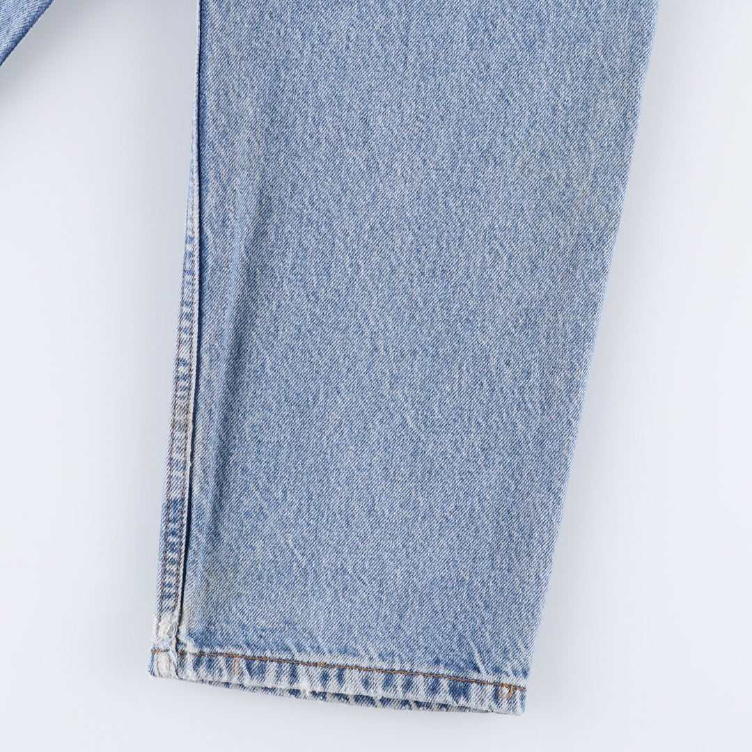 90'S Levi's 40550-0213 Relaxed Fit Tapered Denim Pants with Orange Tab, Men's Size 34 (Vintage) cotton blue type Vintage Second Hand