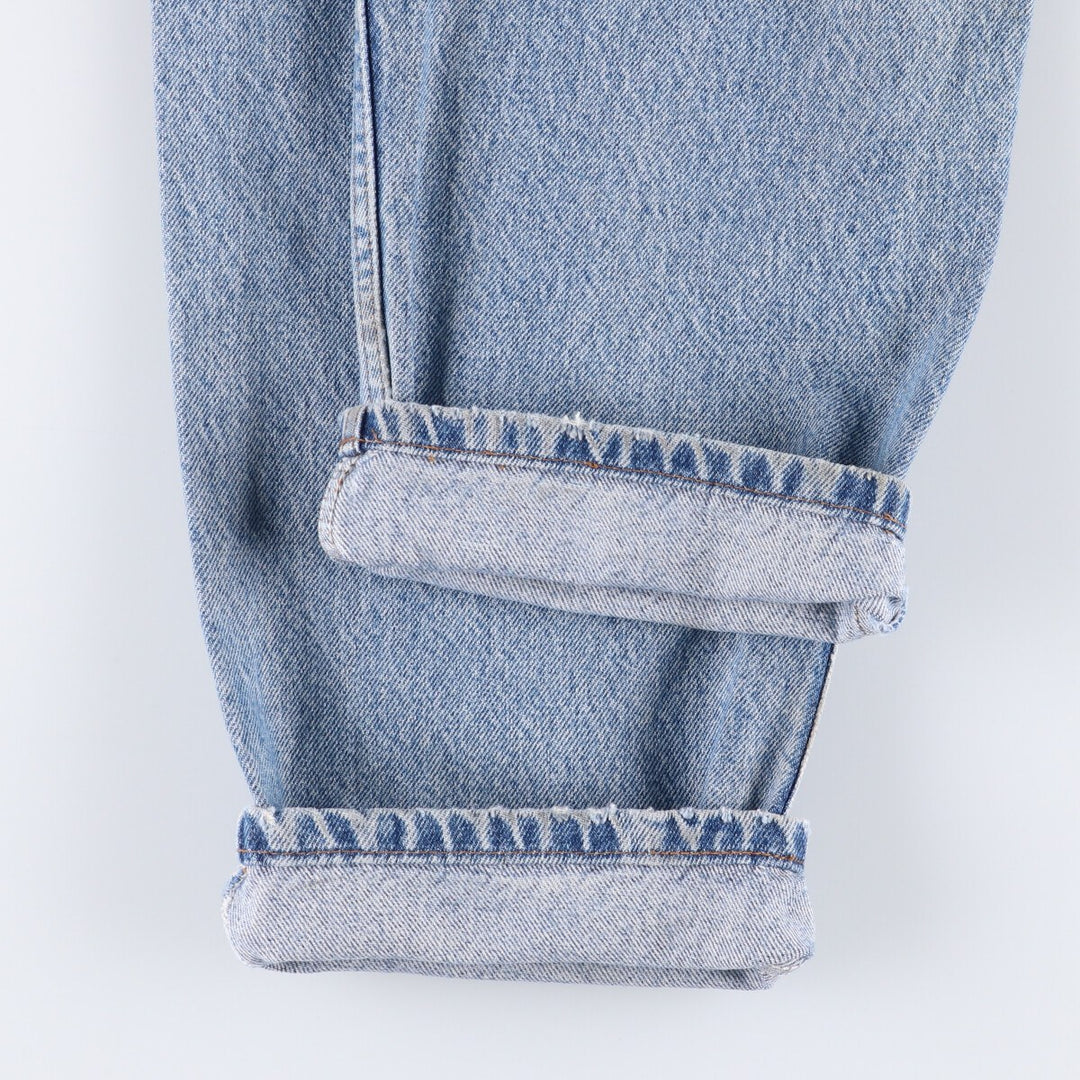90'S Levi's 40550-0213 Relaxed Fit Tapered Denim Pants with Orange Tab, Men's Size 34 (Vintage) cotton blue type Vintage Second Hand