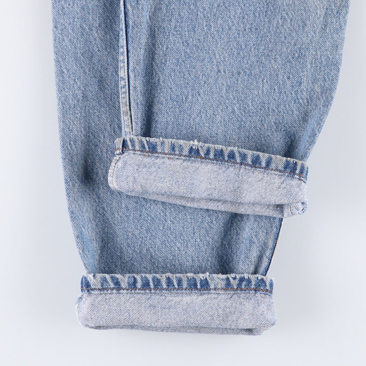 90'S Levi's 40550-0213 Relaxed Fit Tapered Denim Pants with Orange Tab, Men's Size 34 (Vintage) cotton blue type Vintage Second Hand