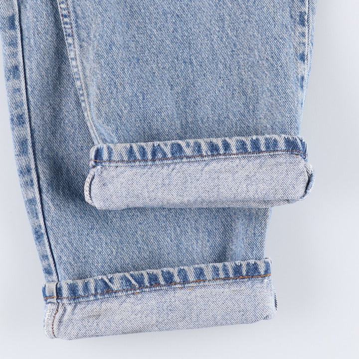 90'S Levi's 40550-0213 Relaxed Fit Tapered Denim Pants with Orange Tab, Men's Size 34 (Vintage) cotton blue type Vintage Second Hand
