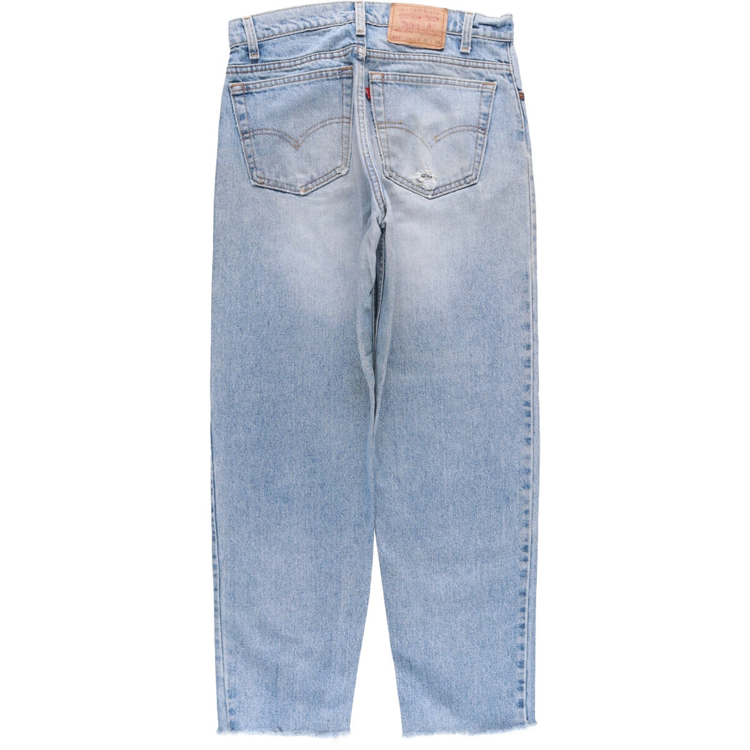 Levi's 550 Tapered Denim Pants, Men's, Size W31, Cut-Off unclear blue type Vintage Second Hand
