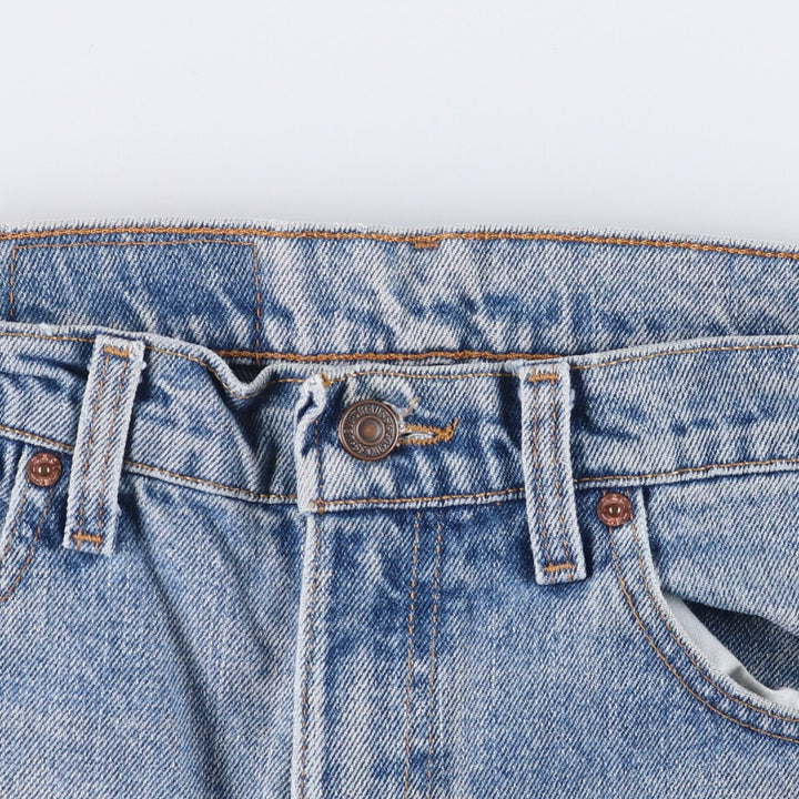 Levi's 550 Tapered Denim Pants, Men's, Size W31, Cut-Off unclear blue type Vintage Second Hand