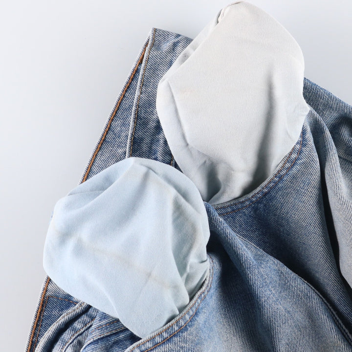 Levi's 550 Tapered Denim Pants, Men's, Size W31, Cut-Off unclear blue type Vintage Second Hand