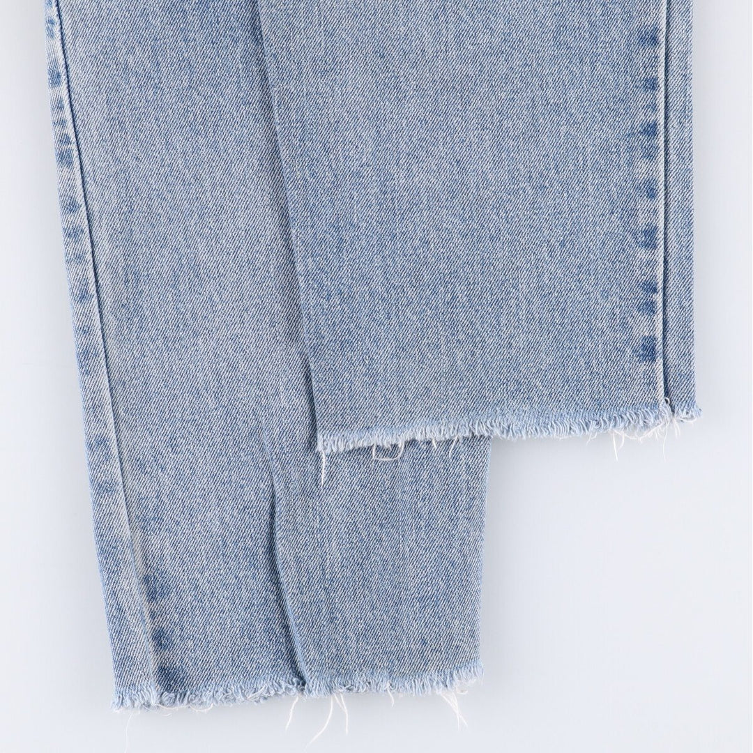 Levi's 550 Tapered Denim Pants, Men's, Size W31, Cut-Off unclear blue type Vintage Second Hand