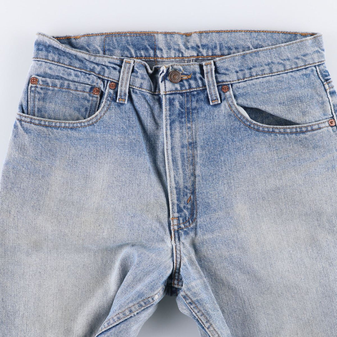 Levi's 550 Tapered Denim Pants, Men's, Size W31, Cut-Off unclear blue type Vintage Second Hand