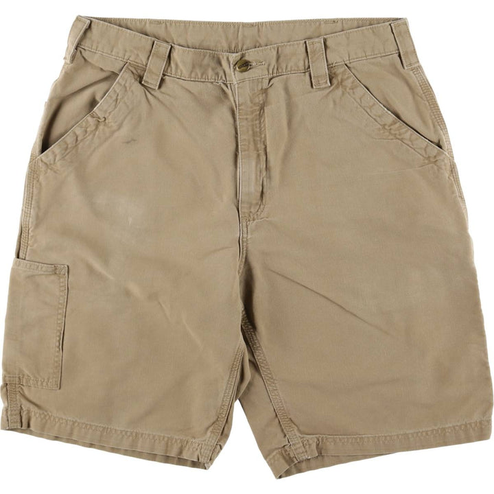 Carhartt ORIGINAL FIT Duck Painter Shorts, Men's, W36 equivalent cotton Beige type Vintage Second Hand