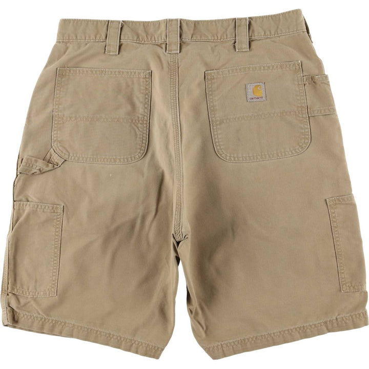 Carhartt ORIGINAL FIT Duck Painter Shorts, Men's, W36 equivalent cotton Beige type Vintage Second Hand