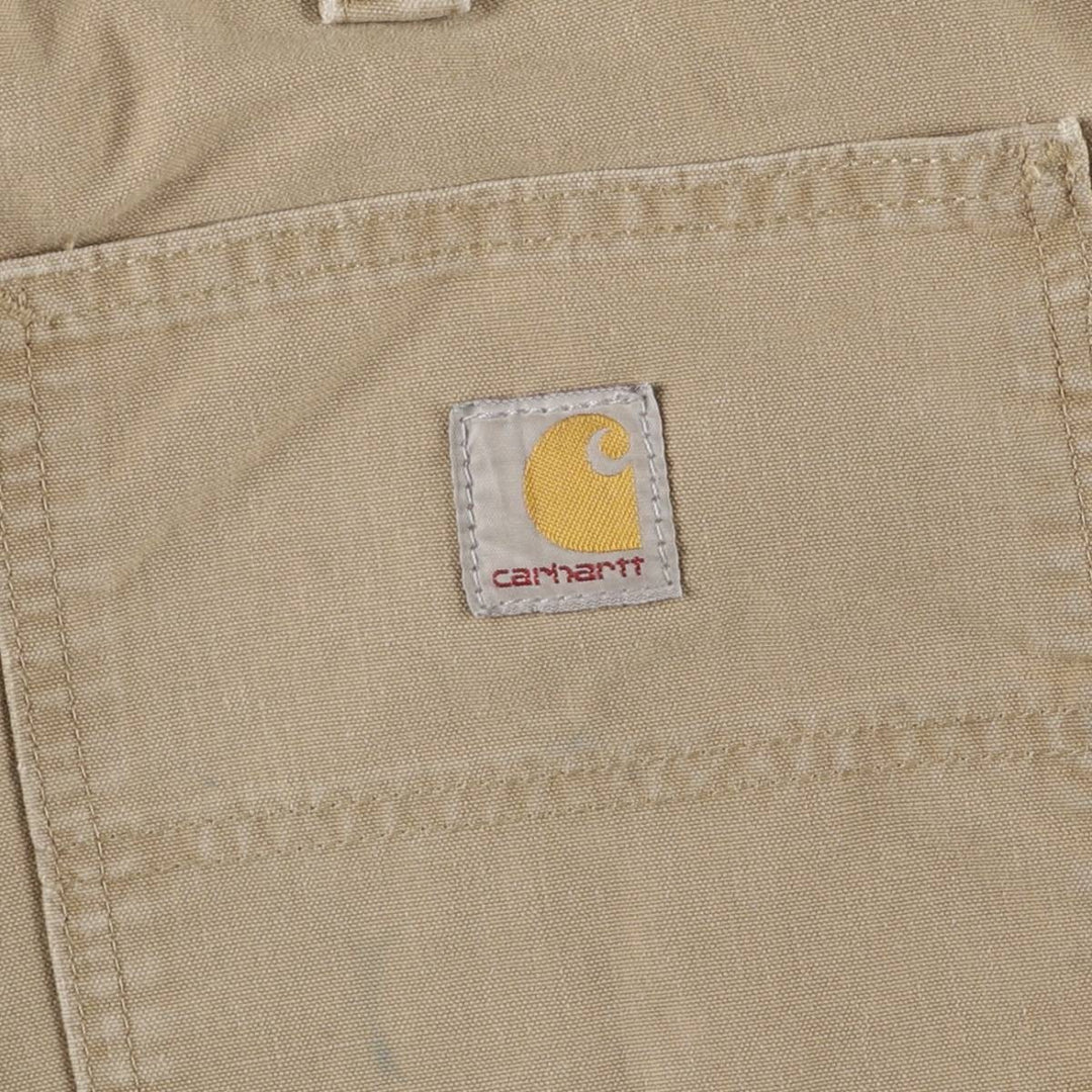 Carhartt ORIGINAL FIT Duck Painter Shorts, Men's, W36 equivalent cotton Beige type Vintage Second Hand