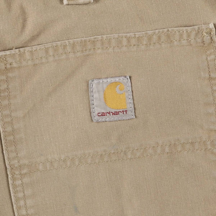 Carhartt ORIGINAL FIT Duck Painter Shorts, Men's, W36 equivalent cotton Beige type Vintage Second Hand