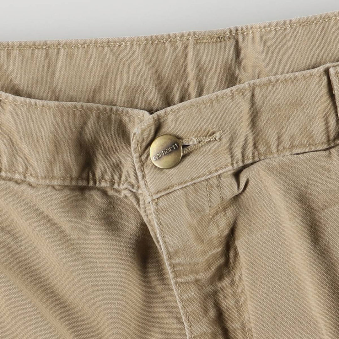 Carhartt ORIGINAL FIT Duck Painter Shorts, Men's, W36 equivalent cotton Beige type Vintage Second Hand