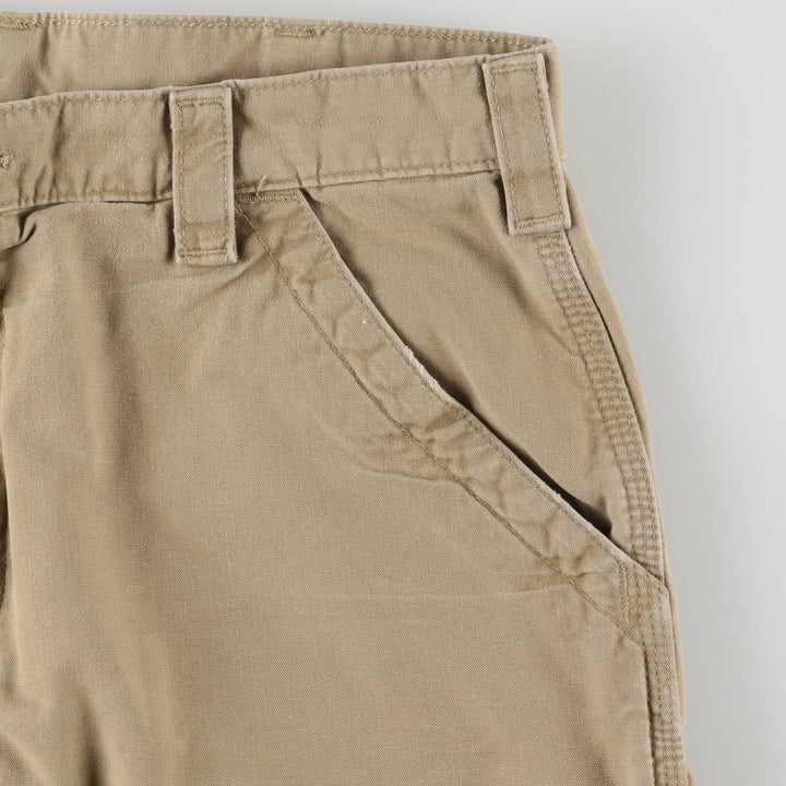 Carhartt ORIGINAL FIT Duck Painter Shorts, Men's, W36 equivalent cotton Beige type Vintage Second Hand