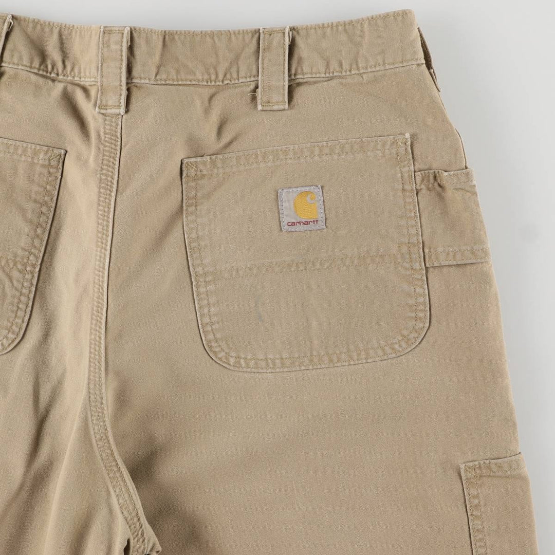 Carhartt ORIGINAL FIT Duck Painter Shorts, Men's, W36 equivalent cotton Beige type Vintage Second Hand