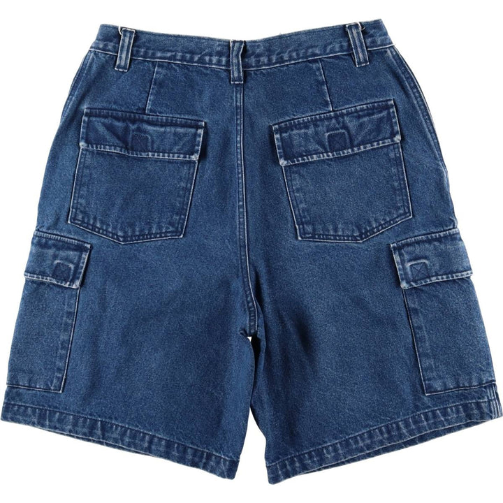 ROUTE66 Denim Cargo Shorts, Men's Size W33 cotton blue type Vintage Second Hand