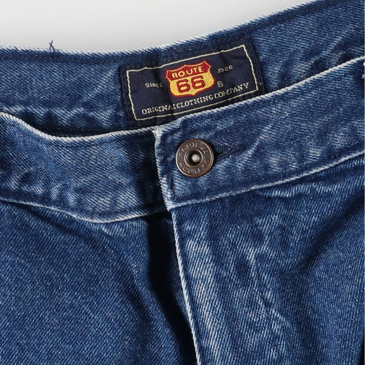 ROUTE66 Denim Cargo Shorts, Men's Size W33 cotton blue type Vintage Second Hand