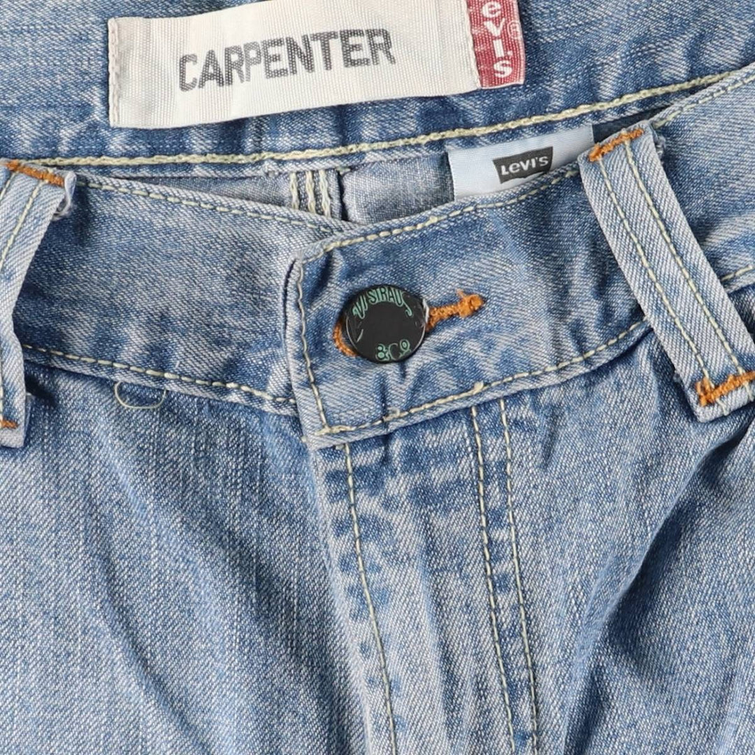 90s-00'S Levi's Carpenter Painter Shorts, Men's, Size W36 cotton Blue type light blue Vintage Second Hand