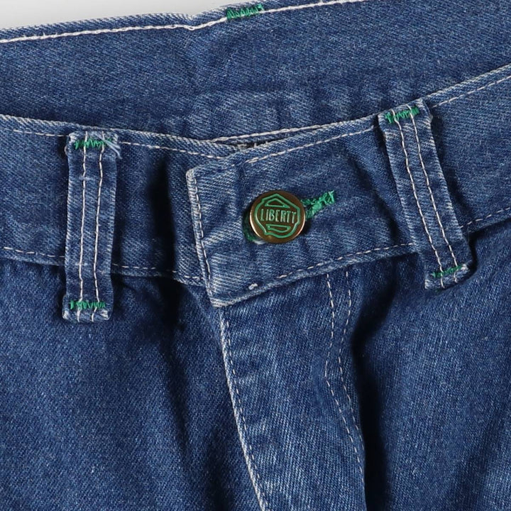 LIVERTY Painter Shorts, Vintage, Men's, Size W32 unclear blue type Vintage Second Hand