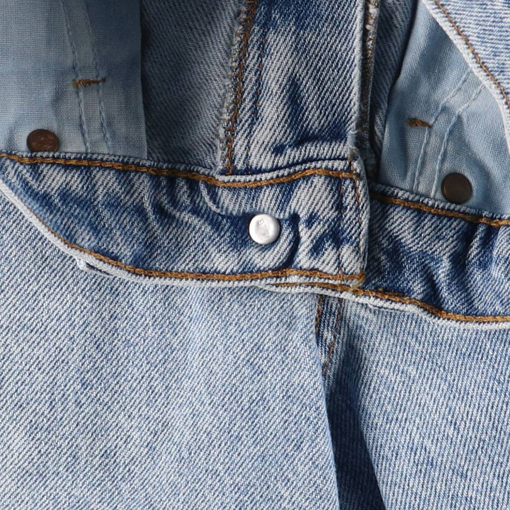 90'S Levi's 550 Relaxed Fit Denim Shorts with Orange Tab, Men's Size W30, Vintage unclear blue type Vintage Second Hand