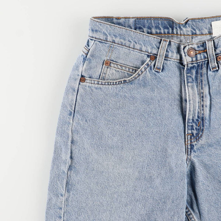 90'S Levi's 550 Relaxed Fit Denim Shorts with Orange Tab, Men's Size W30, Vintage unclear blue type Vintage Second Hand