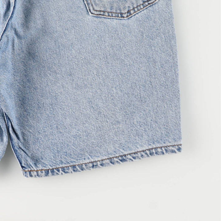 90'S Levi's 550 Relaxed Fit Denim Shorts with Orange Tab, Men's Size W30, Vintage unclear blue type Vintage Second Hand