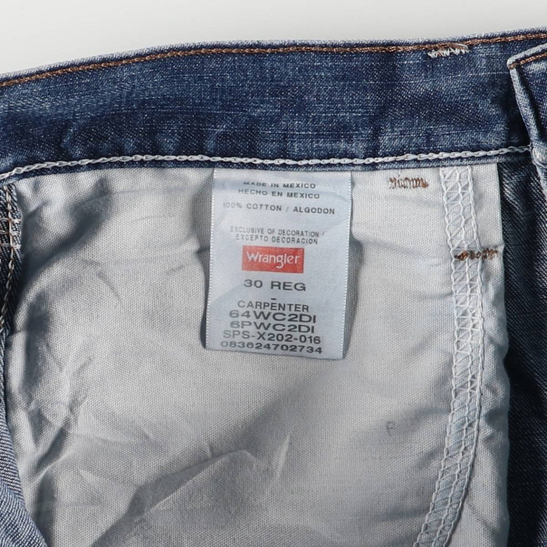 2000'S Wrangler Carpenter Denim Painter Shorts, Men's, Size W31 cotton blue type Vintage Second Hand