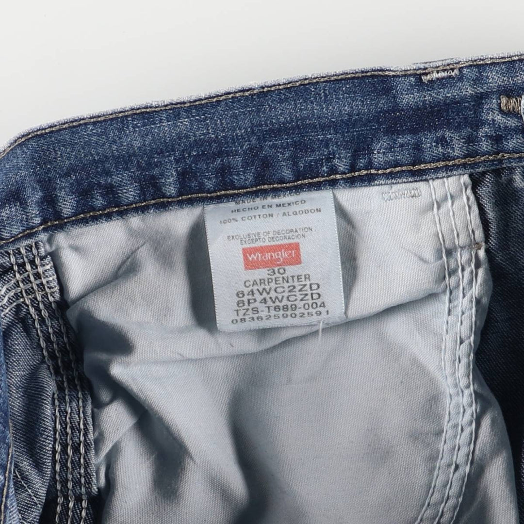 2000'S Wrangler Carpenter Denim Painter Shorts, Men's, Size W31 cotton blue type Vintage Second Hand