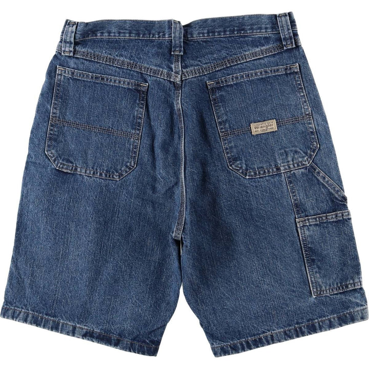 00'S Wrangler CARPENTER Denim Painter Shorts, Men's, W34 equivalent cotton blue type Vintage Second Hand