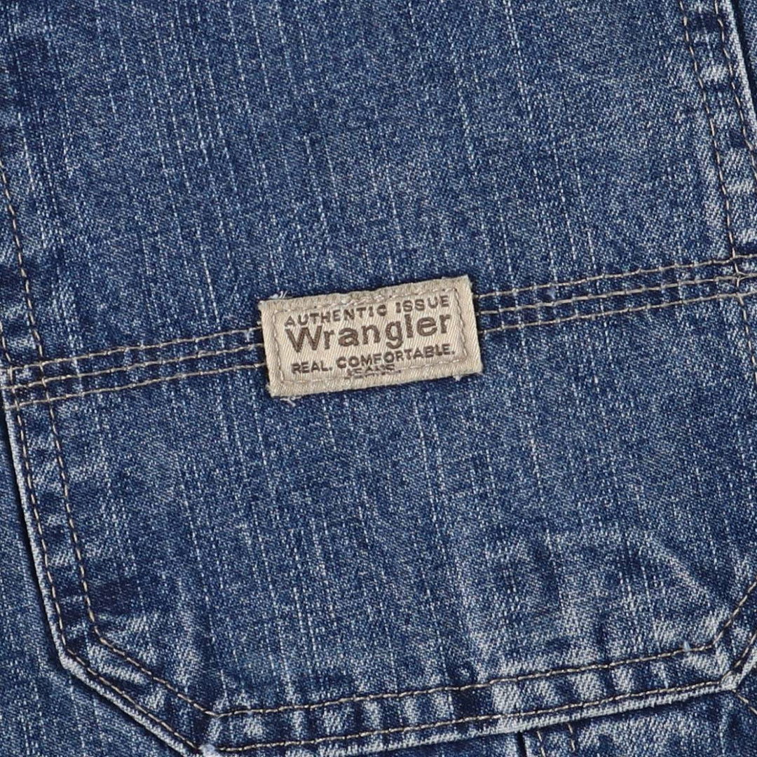 00'S Wrangler CARPENTER Denim Painter Shorts, Men's, W34 equivalent cotton blue type Vintage Second Hand