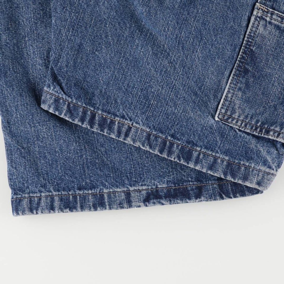 00'S Wrangler CARPENTER Denim Painter Shorts, Men's, W34 equivalent cotton blue type Vintage Second Hand