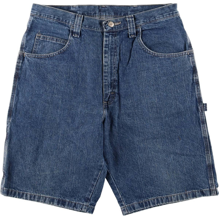 00'S Wrangler CARPENTER Denim Painter Shorts, Men's, W35 equivalent cotton blue type Vintage Second Hand