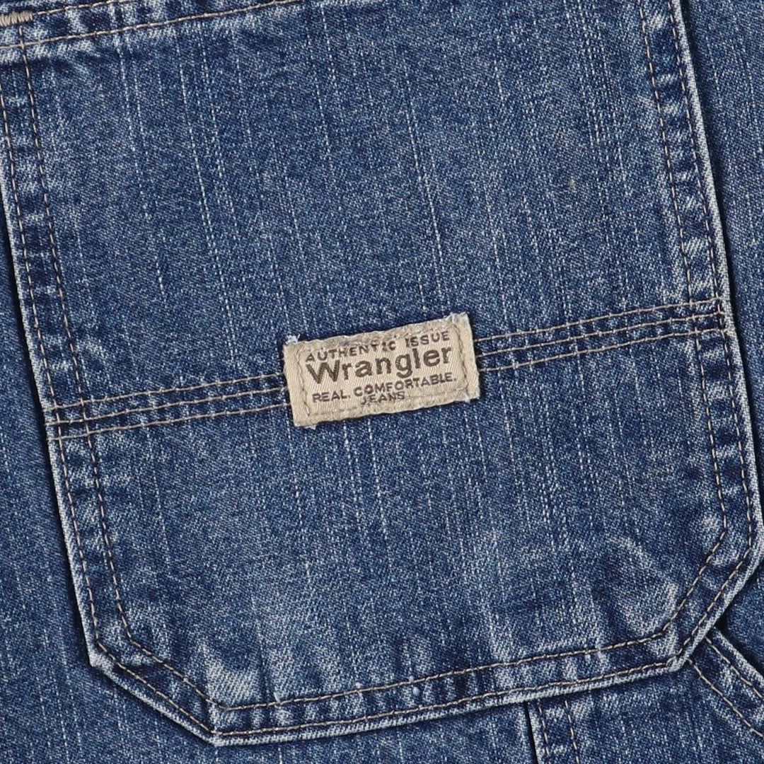 00'S Wrangler CARPENTER Denim Painter Shorts, Men's, W35 equivalent cotton blue type Vintage Second Hand